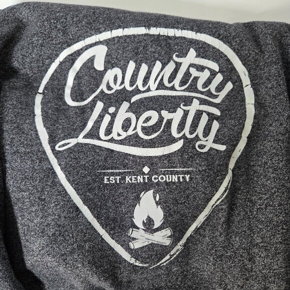 Country Liberty Grey Hoodie - Picture 3 of 6
